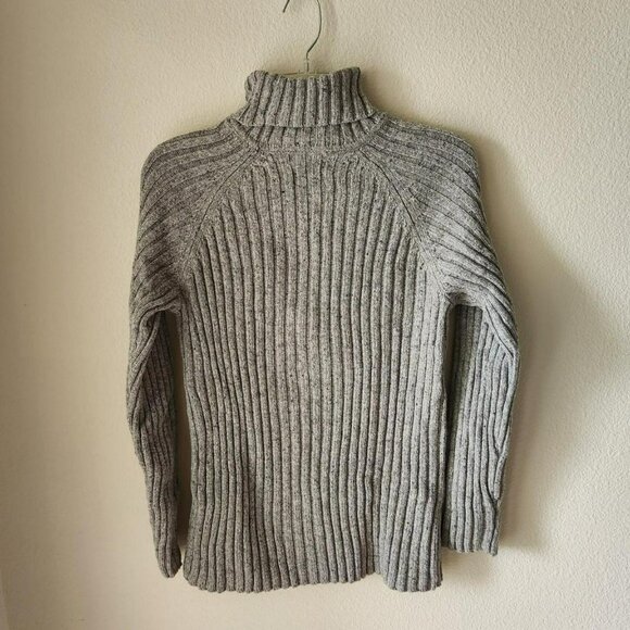 Vintage Y2K Grey Turtleneck Sweater Women Size L - Picture 2 of 7